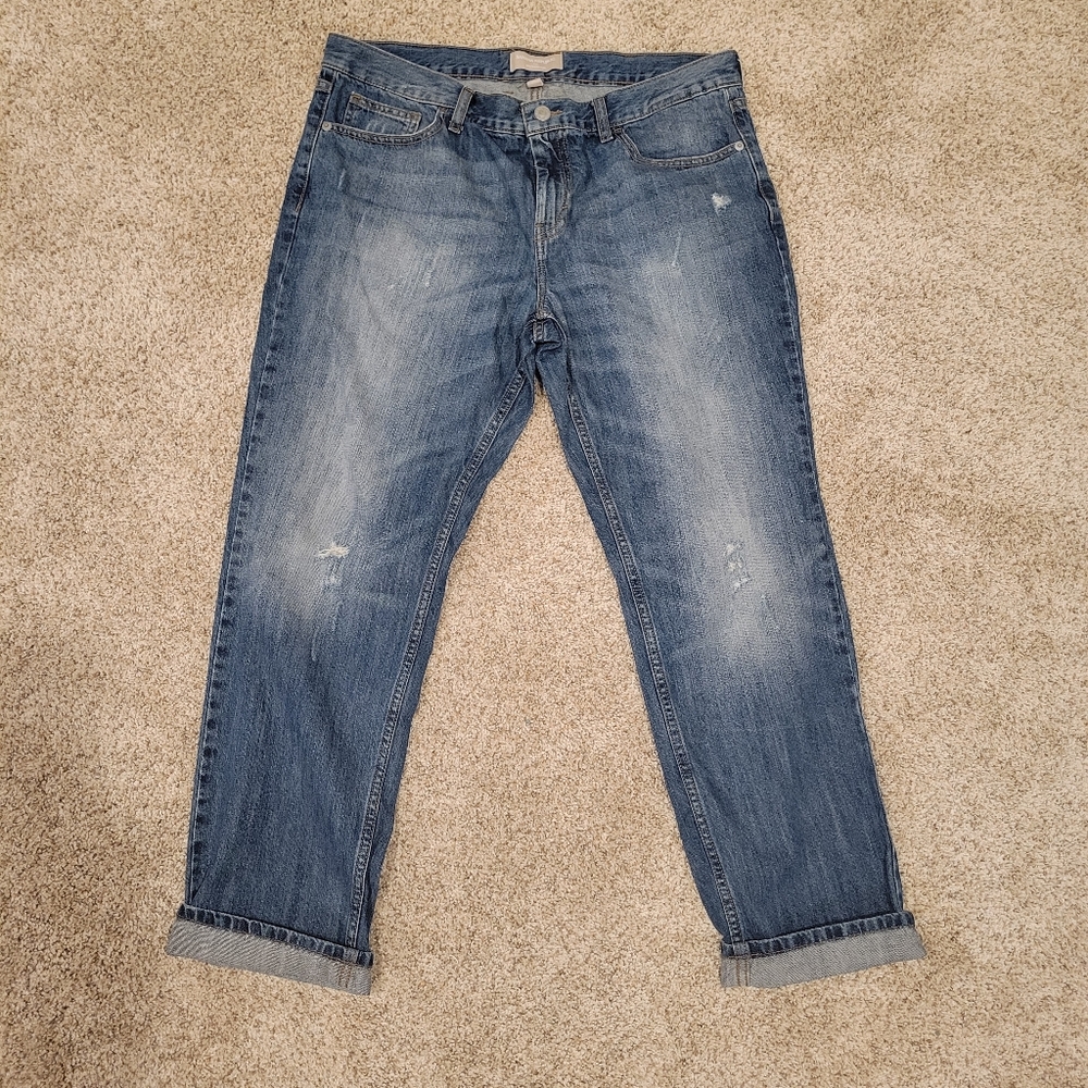 Banana Republic Boyfriend Cut Capri Jean